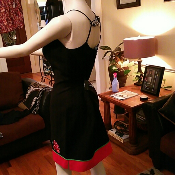 Geometrie ladies linen dress. - Picture 4 of 8